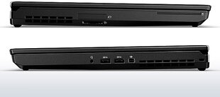 Lenovo ThinkPad P50 15.6", Intel Core i7-6820HQ, 16GB, 512GB SSD, WIN 10, Juodas kaina ir informacija | Nešiojami kompiuteriai | pigu.lt