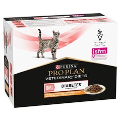 Purina Pro Plan Veterinary Diets DM St/Ox Diabetes Management su vištiena, 10x85 g цена и информация | Консервы для кошек | pigu.lt