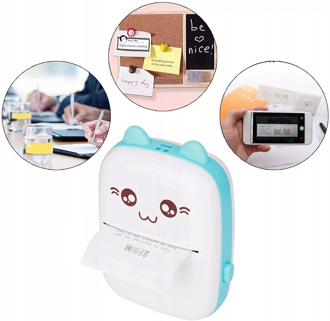 Portable Mini Printer kaina ir informacija | Spausdintuvai | pigu.lt