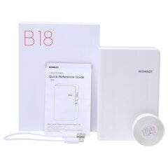 .NIIMBOT Наклейки для B18 БЕЛЫЕ для кабелей цена и информация | Тетради и бумажные товары | pigu.lt