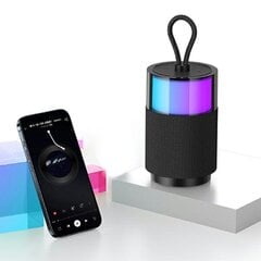 USAMS Głośnik Bluetooth 5.3 YIN Series czarny|black YX12YX01 (US-YX012) цена и информация | Аудиоколонки | pigu.lt