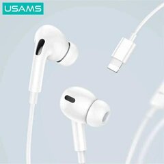 USAMS Słuchawki stereo EP-41 MAX lightning biały|white SJ621MHS01 (US-SJ621) цена и информация | Наушники | pigu.lt