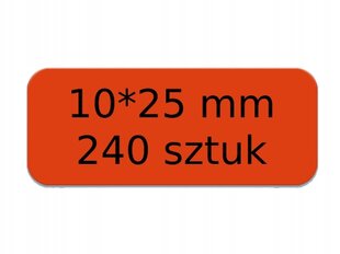 .NIIMBOT lipdukų etiketės RED 10*25mm 240vnt kaina ir informacija | Sąsiuviniai ir popieriaus prekės | pigu.lt