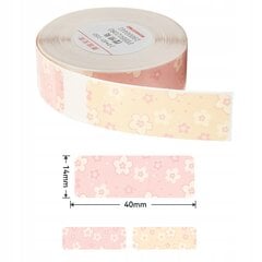 .NIIMBOT Etiketės Lipdukai 14*40mm 160vnt SAKURA kaina ir informacija | Sąsiuviniai ir popieriaus prekės | pigu.lt