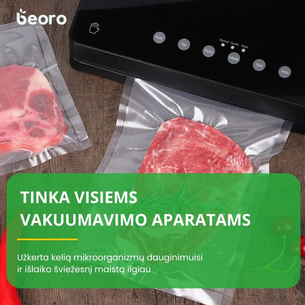 Beoro 15x25, 50vnt. kaina ir informacija | Vakuumatoriai | pigu.lt