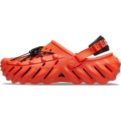 Šlepetės moterims Crocs™ Echo Reflective Laces Clog 309276, raudonos kaina ir informacija | Šlepetės moterims | pigu.lt