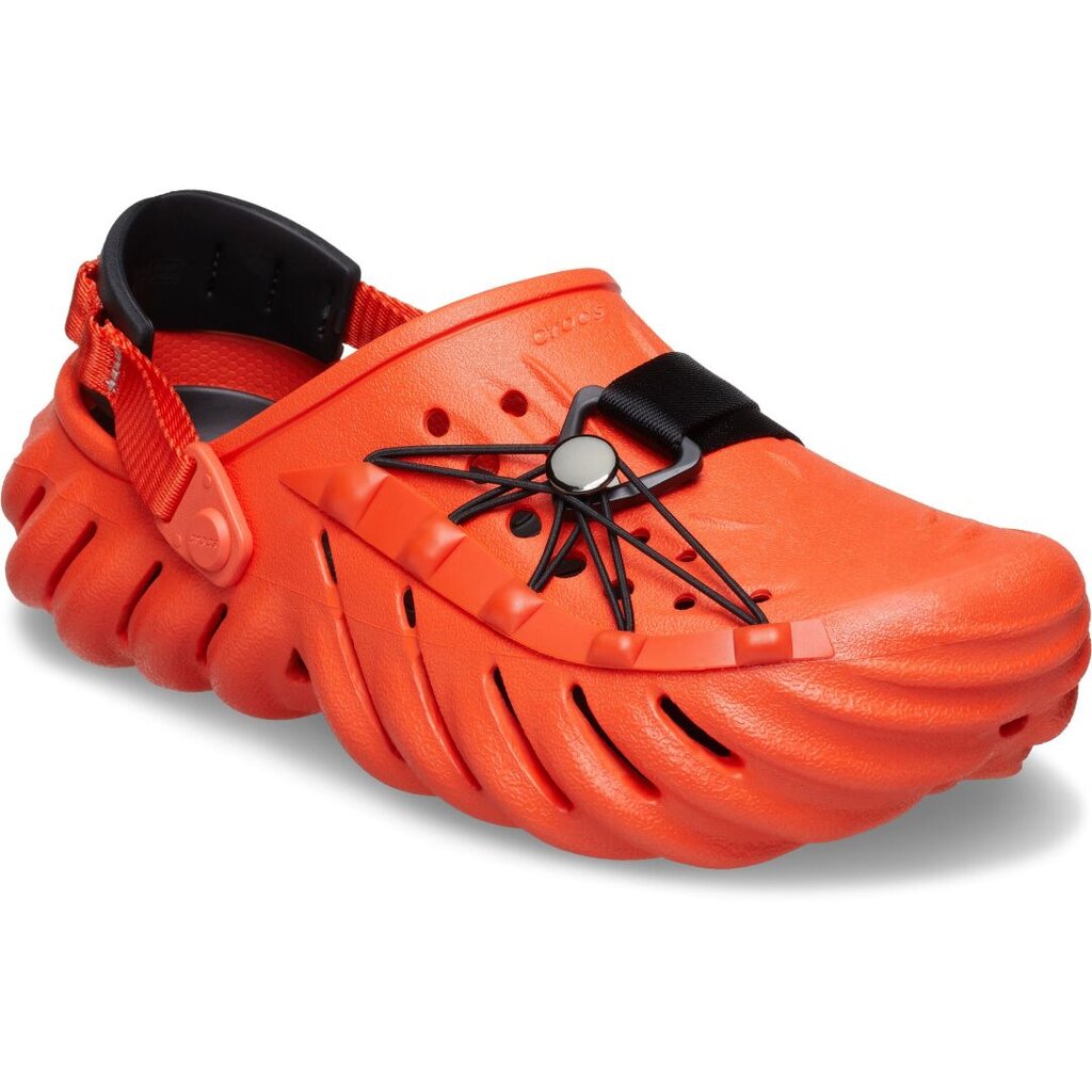 Crocs™ šlepetės moterims Echo Reflective Laces Clog 309276, raudonos kaina ir informacija | Šlepetės moterims | pigu.lt