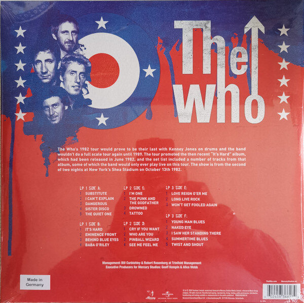 Vinilo plokštelės The Who Live At Shea Stadium 1982 цена и информация | Vinilinės plokštelės, CD, DVD | pigu.lt