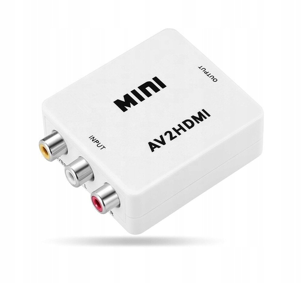 RCA CINCH į HDMI AV signalo keitiklio adapteris цена и информация | Adapteriai, USB šakotuvai | pigu.lt