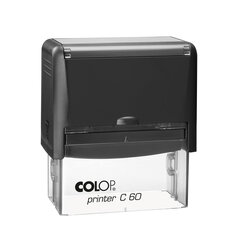 Antspaudas COLOP Printer C60, juodas korpusas, bespalvė pagalvėlė(1vnt.) kaina ir informacija | Kanceliarinės prekės | pigu.lt