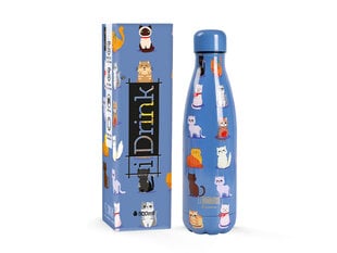 Termo gertuvė Itotal BLUE CATS, 500ml(1vnt.) kaina ir informacija | Kanceliarinės prekės | pigu.lt