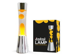 Lava Lempa Itotal 40 cm , juoda bazė, See-through Liquid, Orange Wax(1vnt.) kaina ir informacija | Kanceliarinės prekės | pigu.lt