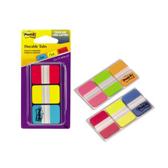 Lipnūs žymekliai Post-It, 25,4x38 mm, 3 spalvos kaina ir informacija | Kanceliarinės prekės | pigu.lt