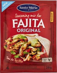 Prieskonių mišinys SANTA MARIA Fajita, 28 g(2vnt.) kaina ir informacija | Prieskoniai, prieskonių rinkiniai | pigu.lt