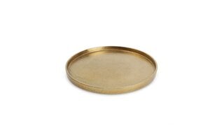 Padėklas Charm Gold, aliuminis, D 25 cm, H 1,5 cm, vnt(1vnt.) kaina ir informacija | Indai, lėkštės, pietų servizai | pigu.lt