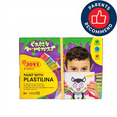 Spalvinimo plastilinu rinkinys JOVI CRAZY MONSTER, su priedais(1vnt.) kaina ir informacija | Kanceliarinės prekės | pigu.lt