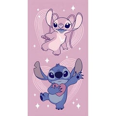 Пляжное полотенце Lilo & Stitch Angel, 70x140 см цена и информация | Полотенца | pigu.lt