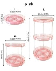 Organizatorius kosmetikai laikyti Electronics LV-24130, 23,5x22 cm, rožinis, 1 vnt. kaina ir informacija | Kosmetinės, veidrodėliai | pigu.lt