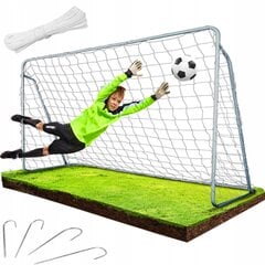 Futbolo vartai vaikams, 215 x 150 x 76 cm цена и информация | Футбольные ворота и сетки | pigu.lt