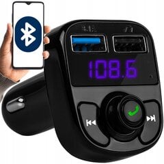 FM-передатчик с Bluetooth, USB, SD, MP3-плеером и функцией громкой связи (hands-free). цена и информация | FM-модуляторы | pigu.lt