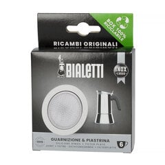 Кофеварки Bialetti на 6 чашек из стали - премиальный набор уплотнителей и ситечек цена и информация | Аксессуары для кофейных аппаратов | pigu.lt