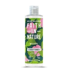 Plaukų kondicionierius Laukinė Rožė, Faith In Nature, 400ml kaina ir informacija | Balzamai, kondicionieriai | pigu.lt