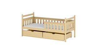 Dviaukštės lovos Emma FURNLUX CLASSIC, 88x198x85 cm, bėžas kaina ir informacija | Vaikiškos lovos | pigu.lt