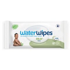 Drėgnos servetėlės WaterWipes Bio, 60 vnt. kaina ir informacija | Drėgnos servetėlės, paklotai | pigu.lt