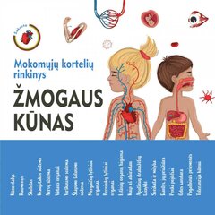 Mokomosios kortelės vaikams ŽMOGAUS KŪNAS цена и информация | Книги для детей | pigu.lt