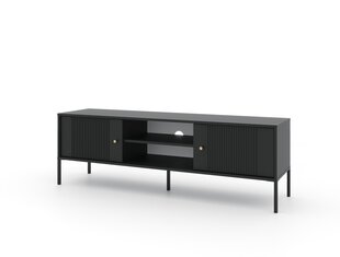 Tv staliukai Iseo FURNLUX CLASSIC, 154x50x50 cm, juodas kaina ir informacija | TV staliukai | pigu.lt