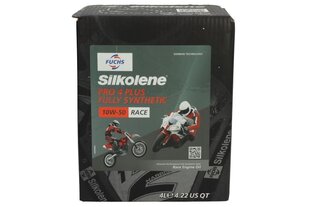 Silkolene Pro 4 Plus 10W50 Cube keturtakčių variklių alyva, 4L kaina ir informacija | Variklinės alyvos | pigu.lt