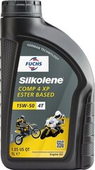 Silkolene Comp 4 15W50 - XP keturtakčių variklių alyva, 1L kaina ir informacija | Variklinės alyvos | pigu.lt