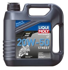 Liqui Moly LIM1696 20W50 Street keturtakčių variklių alyva, 4L kaina ir informacija | Variklinės alyvos | pigu.lt