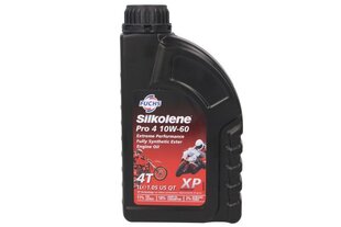 Silkolene Pro 4 10W60 - XP keturtakčių variklių alyva, 1L цена и информация | Моторные масла | pigu.lt