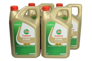 Variklių alyva CASTROL EDGE 5W30 LL 4L SET цена и информация | Моторные масла | pigu.lt