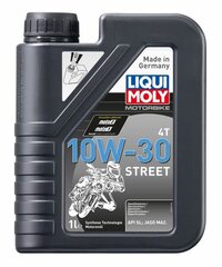 Liqui Moly LIM2526 10W30 Street keturtakčių variklių alyva, 1L цена и информация | Моторные масла | pigu.lt