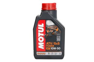 Motul ATV-SXS Power 10W50 keturtakčių variklių alyva, 1L цена и информация | Моторные масла | pigu.lt