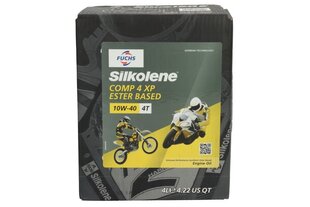 Silkolene Comp 4 10W40 - XP Cube keturtakčių variklių alyva, 4L kaina ir informacija | Variklinės alyvos | pigu.lt