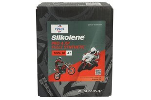 Silkolene Pro 4 10W30 -XP Cube keturtakčių variklių alyva, 4L цена и информация | Моторные масла | pigu.lt