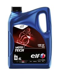 ELF Moto 4 Tech 10W50 keturtakčių variklių alyva, 4L цена и информация | Моторные масла | pigu.lt