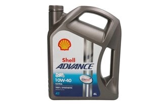 Shell Ultra 4 10W40 keturtakčių variklių alyva, 4L цена и информация | Моторные масла | pigu.lt