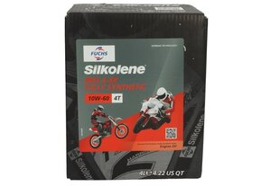 Silkolene Pro 4 10W60 - XP Cube keturtakčių variklių alyva, 4L цена и информация | Моторные масла | pigu.lt