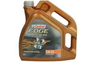 Variklių alyva CASTROL EDGE 5W50 SUPERCAR 4L цена и информация | Моторные масла | pigu.lt