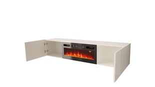 Tv staliukai Carbon FURNLUX CLASSIC, 180x35x38 cm, baltas kaina ir informacija | TV staliukai | pigu.lt