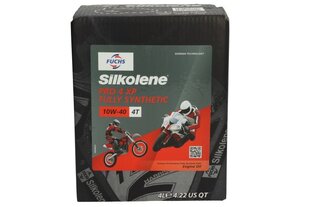 Silkolene Pro 4 10W40 - XP Cube keturtakčių variklių alyva, 4L цена и информация | Моторные масла | pigu.lt