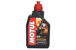 Motul Scooterp 5W40 keturtakčių variklių alyva, 1L kaina ir informacija | Variklinės alyvos | pigu.lt