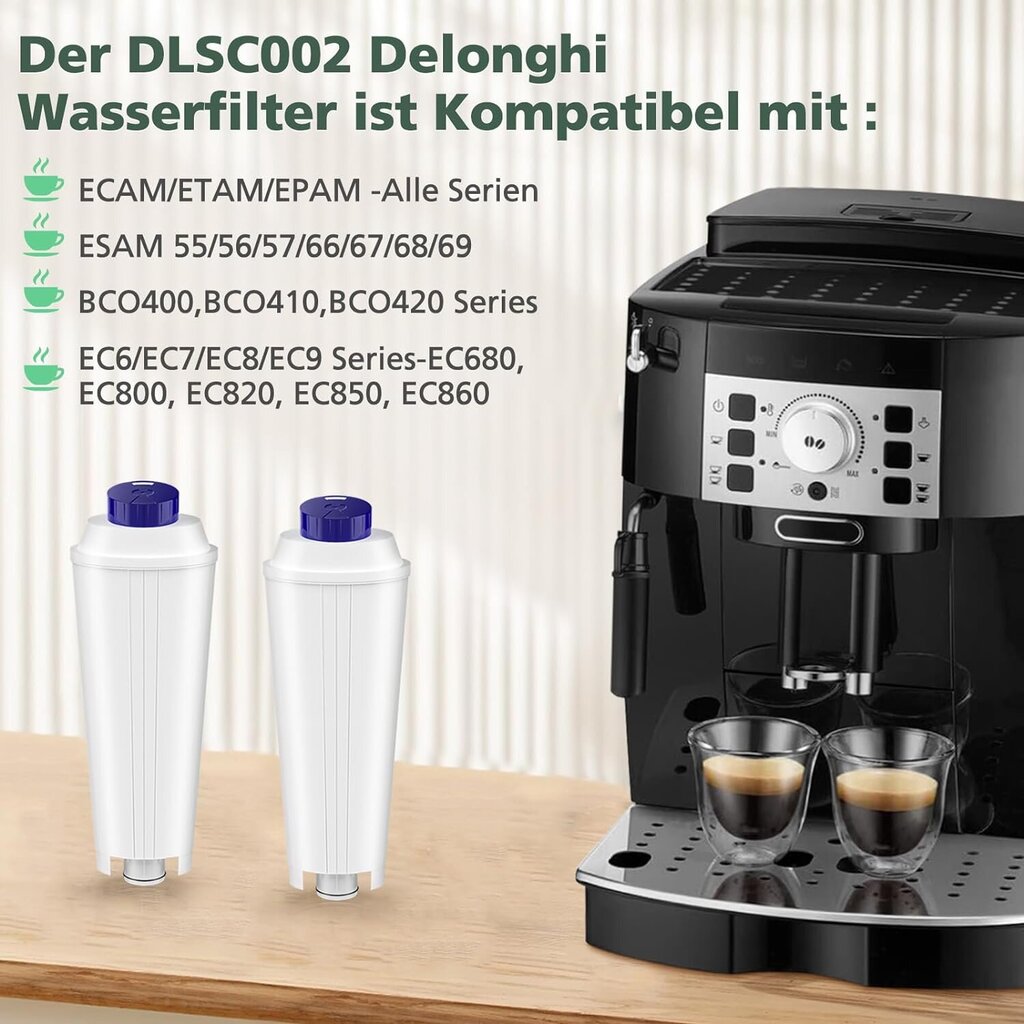 Delonghi DLSC002, 6 vnt цена и информация | Priedai kavos aparatams | pigu.lt