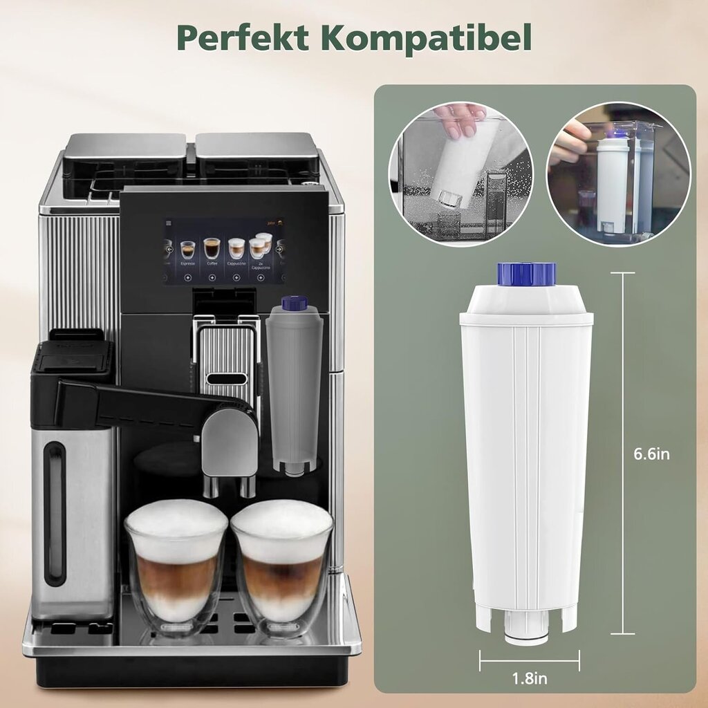 Delonghi DLSC002, 6 vnt цена и информация | Priedai kavos aparatams | pigu.lt