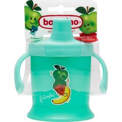 Neišsipilantis puodelis-gertuvė Bambino Sip-not-drip, žalia, 6 mėn+, 200 ml цена и информация | Бутылочки и аксессуары | pigu.lt