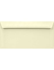 Dekoratyviniai vokai Lessebo, DL 11x22, Ivory ecru, 100 g, 100 vnt. цена и информация | Конверты, открытки | pigu.lt